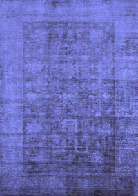 Oriental Blue Industrial Rug, urb2435blu