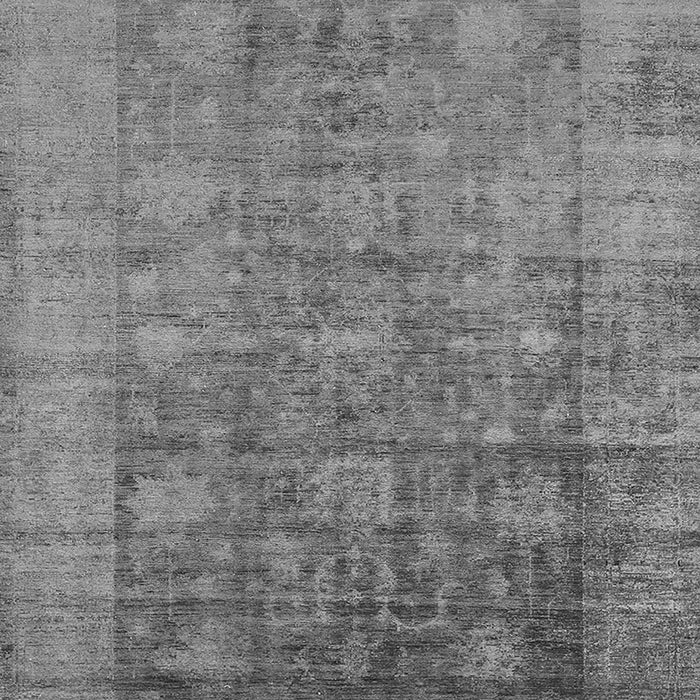 Machine Washable Oriental Gray Industrial Rug, wshurb2435gry