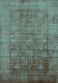 Oriental Turquoise Industrial Rug, urb2435turq