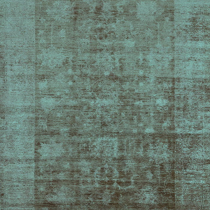 Oriental Turquoise Industrial Rug, urb2435turq