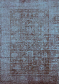 Oriental Light Blue Industrial Rug, urb2435lblu