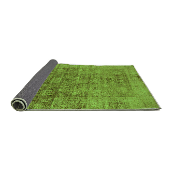 Sideview of Oriental Green Industrial Rug, urb2435grn