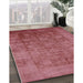 Machine Washable Industrial Modern Bright Maroon Red Rug in a Family Room, wshurb2435