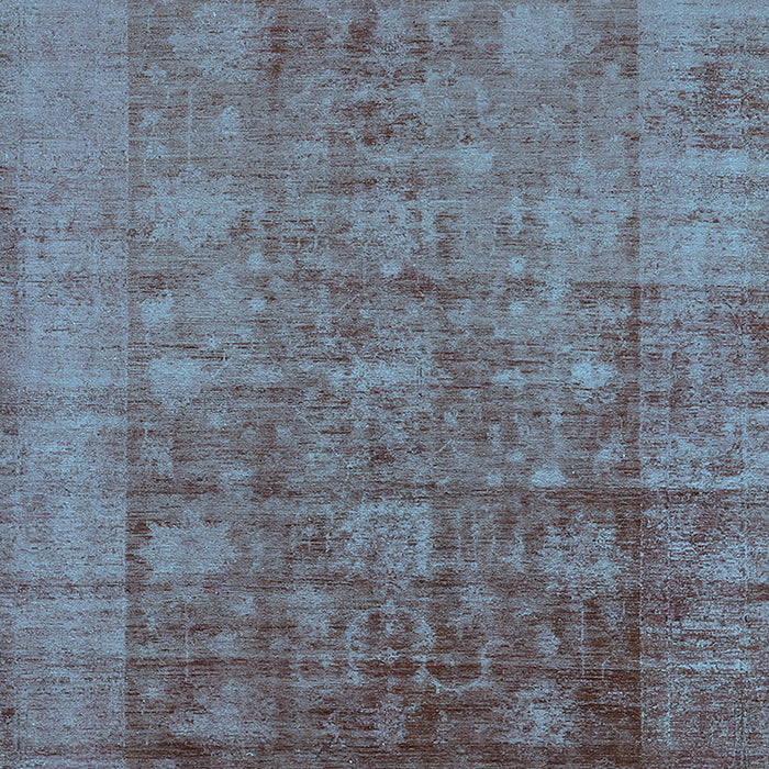 Machine Washable Oriental Light Blue Industrial Rug, wshurb2435lblu