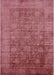 Mid-Century Modern Bright Maroon Red Oriental Rug, urb2435