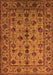 Oriental Orange Industrial Rug, urb2436org