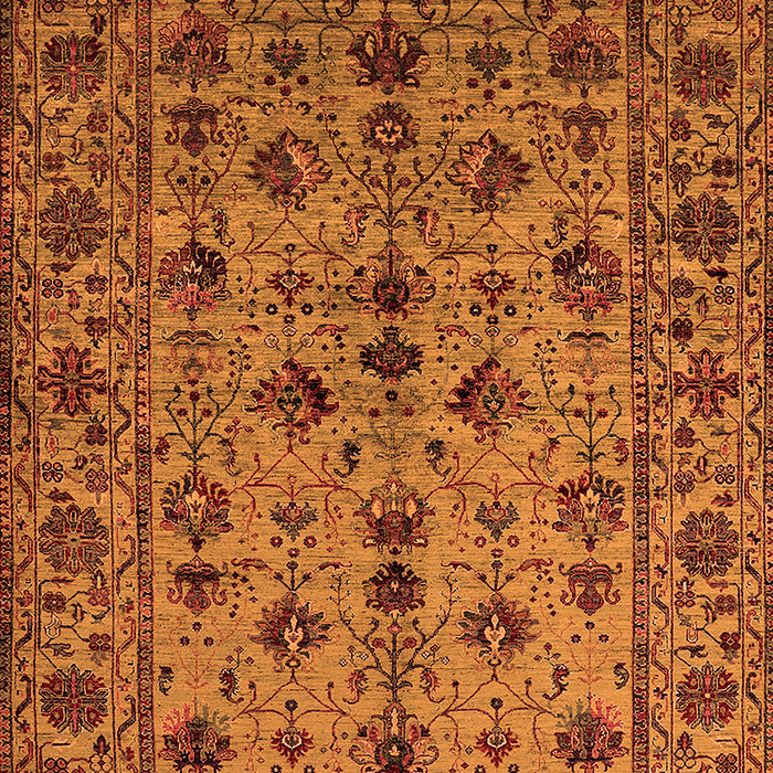 Oriental Orange Industrial Rug, urb2436org