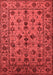 Oriental Red Industrial Area Rugs