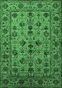 Oriental Emerald Green Industrial Rug, urb2436emgrn