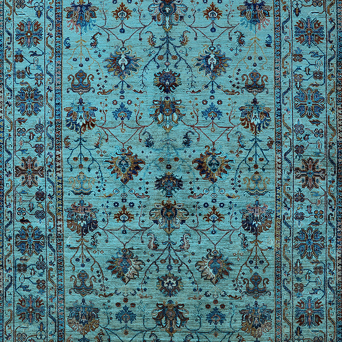 Oriental Light Blue Industrial Rug, urb2436lblu