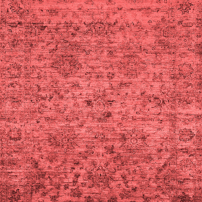 Machine Washable Oriental Red Traditional Rug, wshurb2437red