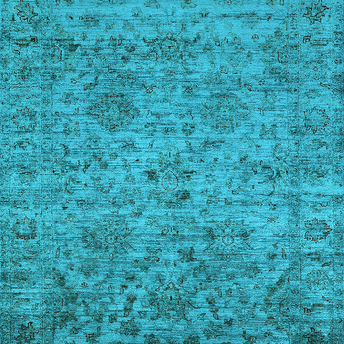 Oriental Light Blue Traditional Rug, urb2437lblu