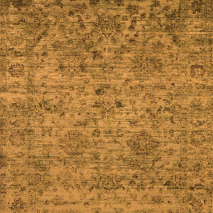 Oriental Orange Traditional Rug, urb2437org