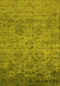 Oriental Yellow Traditional Rug, urb2437yw