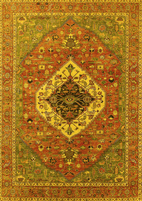 Persian Yellow Traditional Rug, urb2438yw