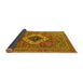 Sideview of Persian Yellow Traditional Rug, urb2438yw
