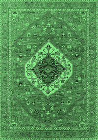 Persian Emerald Green Traditional Rug, urb2438emgrn