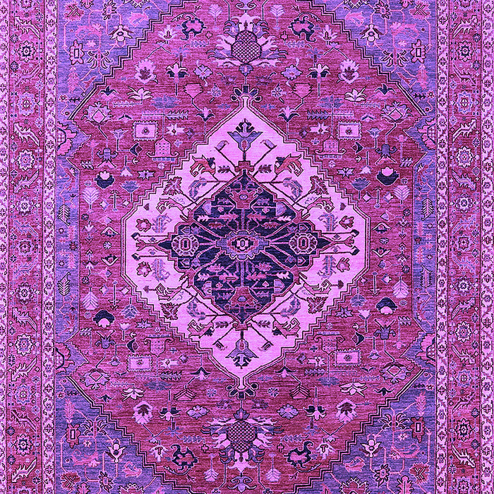 Machine Washable Persian Purple Traditional Area Rugs, wshurb2438pur