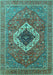 Persian Turquoise Traditional Rug, urb2438turq