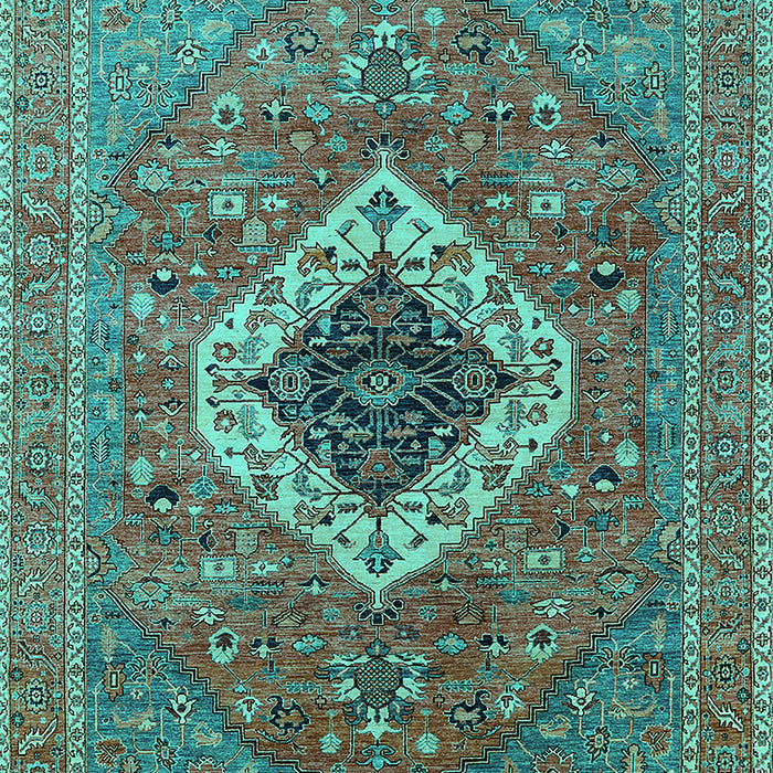 Persian Turquoise Traditional Rug, urb2438turq