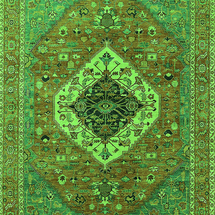 Persian Green Traditional Rug, urb2438grn