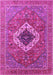 Machine Washable Persian Pink Traditional Rug, wshurb2438pnk