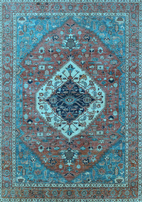 Persian Light Blue Traditional Rug, urb2438lblu
