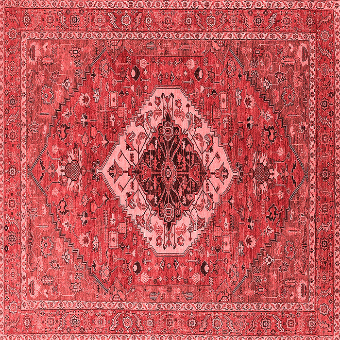 Machine Washable Persian Red Traditional Rug, wshurb2438red