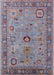 Mid-Century Modern Purple Oriental Rug, urb2439