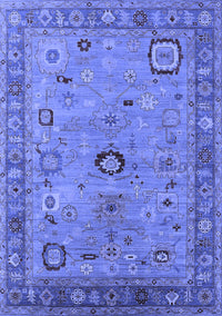 Oriental Blue Industrial Rug, urb2439blu