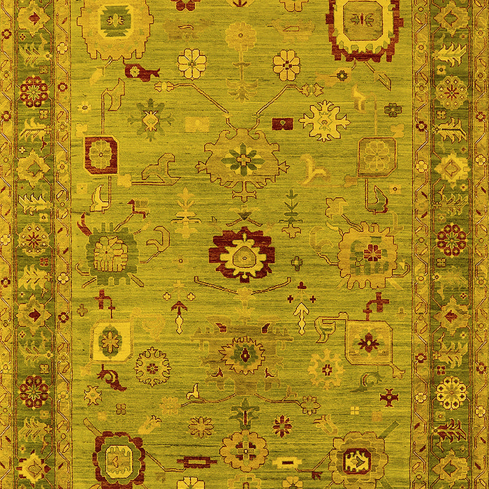 Oriental Yellow Industrial Rug, urb2439yw