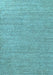 Machine Washable Oriental Light Blue Industrial Rug, wshurb243lblu