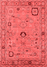 Oriental Red Traditional Rug, urb2440red