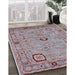 Machine Washable Industrial Modern Mauve Taupe Purple Rug in a Family Room, wshurb2440