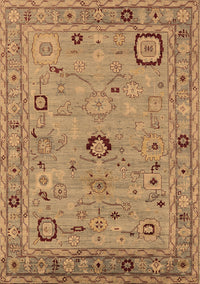 Oriental Brown Traditional Rug, urb2440brn