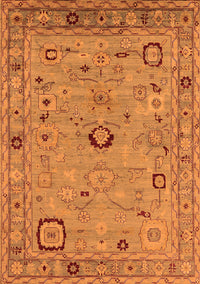 Oriental Orange Traditional Rug, urb2440org