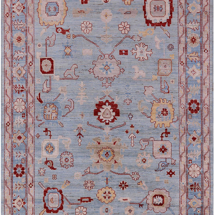 Mid-Century Modern Mauve Taupe Purple Oriental Rug, urb2440