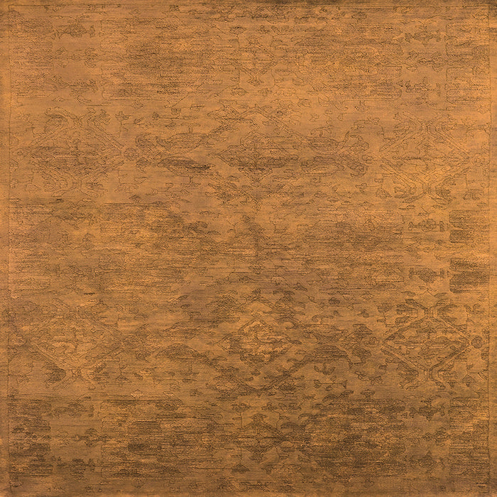 Square Persian Orange Bohemian Rug, urb2441org