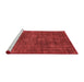 Industrial Red Washable Rugs