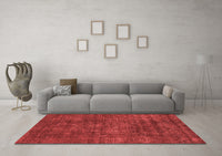 Machine Washable Oriental Red Industrial Rug, wshurb2442red