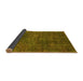 Sideview of Oriental Yellow Industrial Rug, urb2442yw