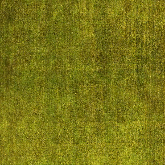 Square Machine Washable Persian Yellow Bohemian Rug, wshurb2443yw