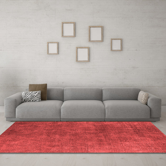 Bohemian Red Washable Rugs