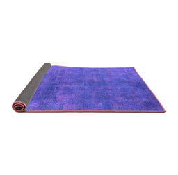 Sideview of Persian Purple Bohemian Rug, urb2443pur