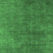 Square Machine Washable Persian Emerald Green Bohemian Area Rugs, wshurb2443emgrn