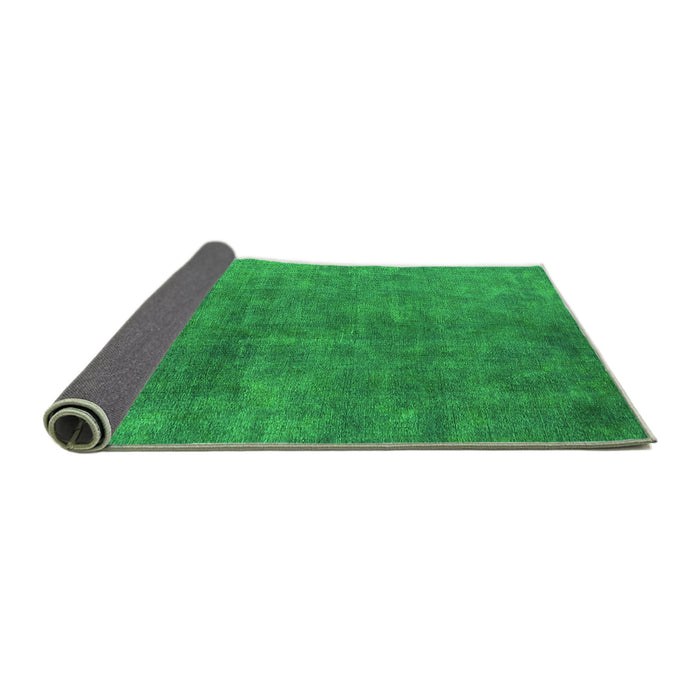 Sideview of Persian Green Bohemian Rug, urb2443grn