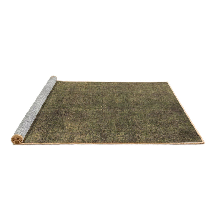 Sideview of Machine Washable Persian Brown Bohemian Rug, wshurb2443brn