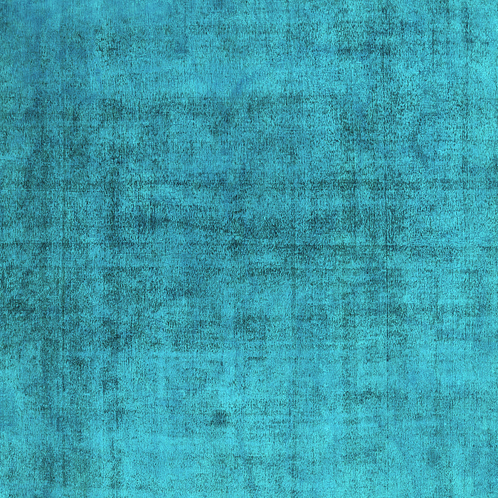 Square Machine Washable Persian Turquoise Bohemian Area Rugs, wshurb2444turq