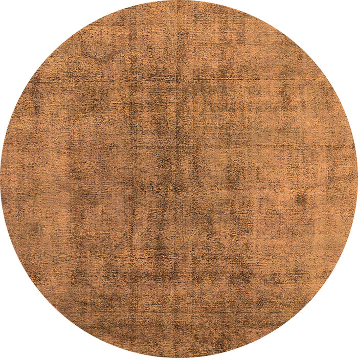 Round Persian Orange Bohemian Rug, urb2444org