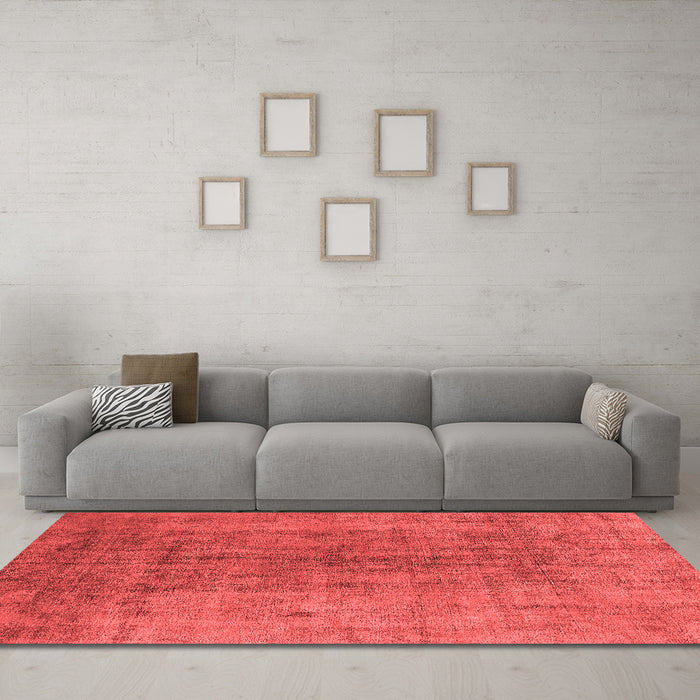 Bohemian Red Washable Rugs